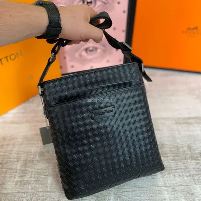 Prensiti 261-1 black Мужская сумка через плечо купить в интернет-магазине  New Sity