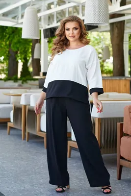 Модная одежда для женщин plus size: фото образов и советы стилиста