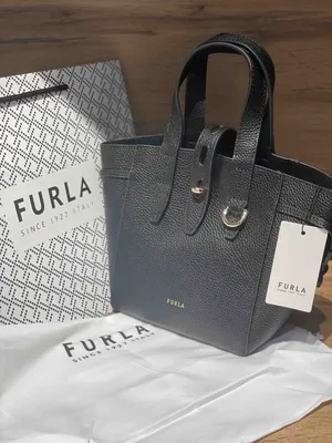 Furla ❤ женская сумка club 2 s из натуральной кожи со скидкой 42%,  коричневый цвет, размер UN, цена 899.99 BYN