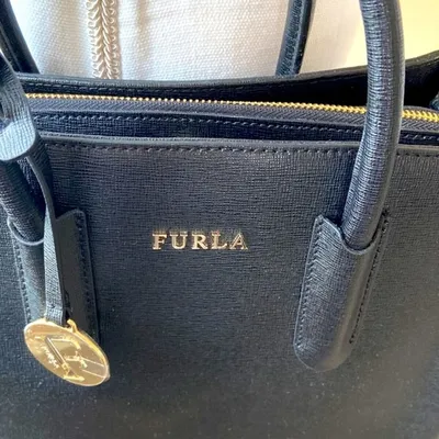 Furla genuine leather bag | eBay