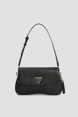 GUESS Los Angeles Black Logo Handle Satchel Bag Size Medium Gray | eBay