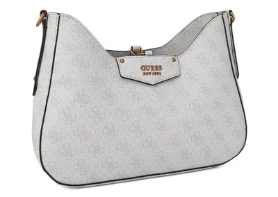 Женская сумка Guess, бежевая, кожаная сумочка через плечо гесс  (ID#1895597878), цена: 1750 ₴, купить на Prom.ua