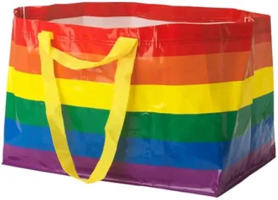 IKEA rainbow bag designed to celebrate LGBTQ+ Pride Month