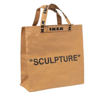 IKEA - Virgil Abloh - OFF-WHITE - Markerad - Sculpture Bag - Large - 2019 -  Swedish Vintage