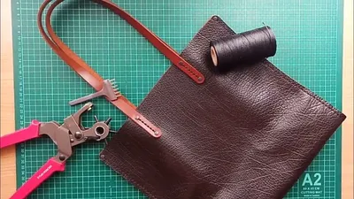 Сумка из кожи своими руками \"Шоппер\" / Работа с кожей / Изделия из кожи /  DIY leather - YouTube