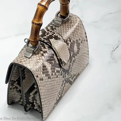 Gucci Python Marrakech Hobo Bag in Brown | MTYCI