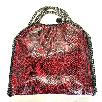 Stella McCartney Falabella faux python tote bag in brand new condition -  Closet Couture