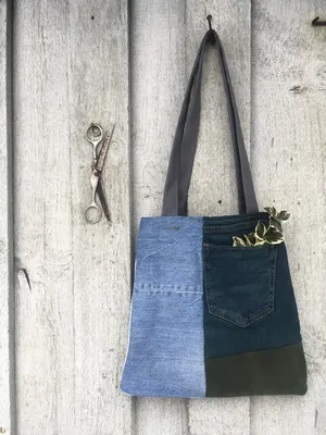 DIY bag from old jeans. How to sew a bag? - YouTube