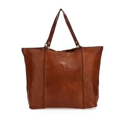 Shopping Bag/Shopper Calipso Cognac | Campomaggi