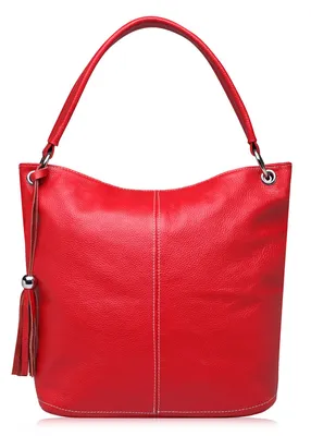 Genuine Leather Woman Shoulder Bag - Calipso