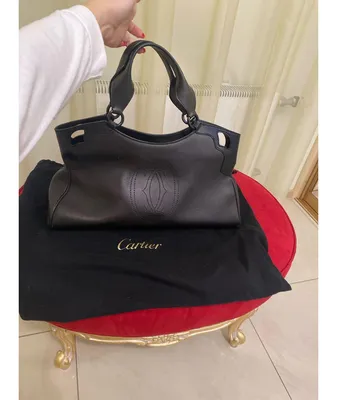 Бордовая сумка Cartier