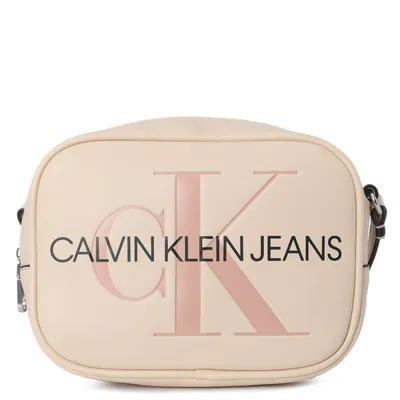 Сумка кросс-боди женская Calvin Klein Jeans K60K6.08373, светло-розовый -  отзывы на маркетплейсе Мегамаркет