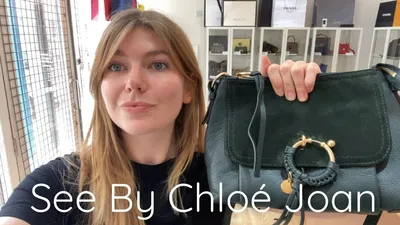 CHLOE Mini Pixie Calfskin Suede Leather Crossbody Bag Brown