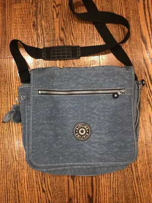 Kipling Crossbody Bag Medium Blue Madhouse Expandable Messenger Bag TM2133  | eBay