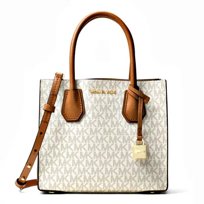 Купить Сумка Майкл Корс Женская Маленькая Мерсер 30F8GM9M6B Vanilla - Сумки  Michael Kors Оригинал