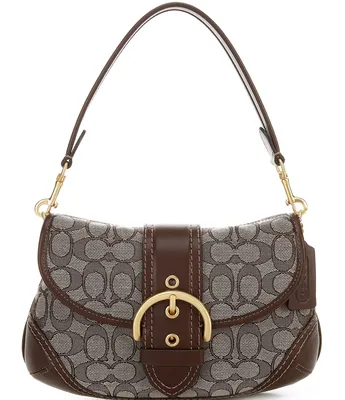 COACH Pillow Tabbi Bag With Gold Toned Metal Logo in Black | Lyst