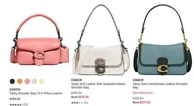 Coach Tabby Leather Shoulder Bag - Farfetch