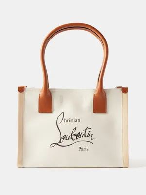 By My Side mini - Tote bag - Grained calf leather - Cuoio - Christian  Louboutin United States