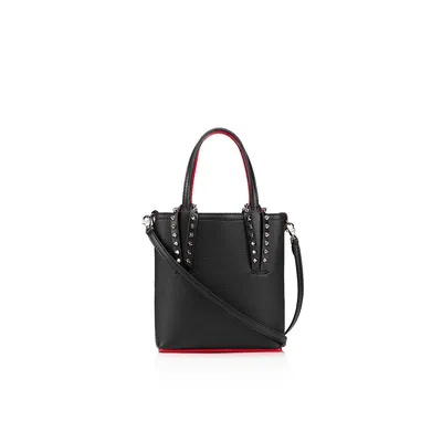 Christian Louboutin Paloma S Mini Canvas Leather Bag Tote | eBay