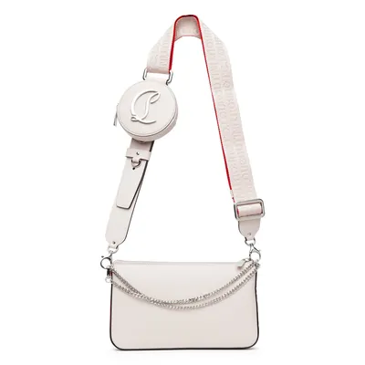 CHRISTIAN LOUBOUTIN Loubitwist velvet shoulder bag | NET-A-PORTER