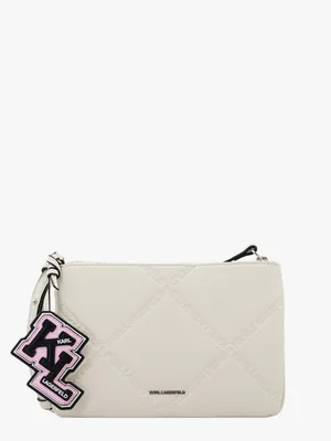 KARL LAGERFELD PARIS Karolina Quilted Leather Crossbody Bag | Dillard's