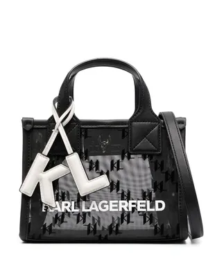 Karl Lagerfeld Shoulder Bag White Womens Karl Lagerfeld