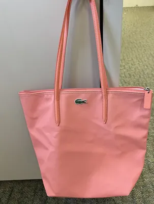 Lacoste Women's L.12.12 Concept Zip Tote Bag Orange Coral | eBay