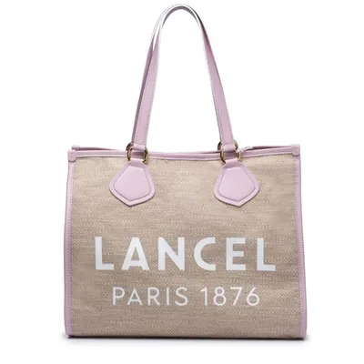 LANCEL PARIS CANVAS LEATHER TRIM CROSSBODY BAG 20X16X5 CM MADE IN FRANCE AS  NEW | eBay