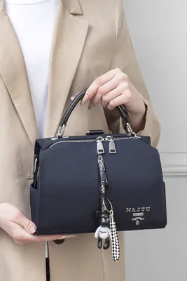 Женская маленькая сумка через плечо М55-47 черная — заказывайте недорого