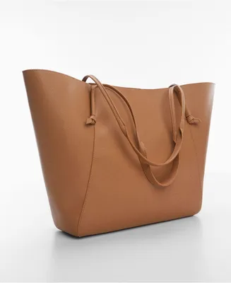 Mango Women's Natural Fiber Shoulder Bag | Hawthorn Mall