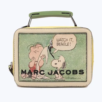 СУМКА MARC JACOBS PEANUTS X THE MINI BOX SNOOPY – Сумки MARC JACOBS из  Европы