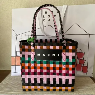 MARNI MARKET MINI BASKET BAG PINK MIX from Japan Difficult to obtain  202306M | eBay