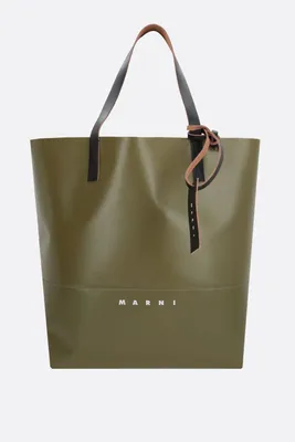 Marni Tribeca Shopping Bag | White/Black | Canoe Club