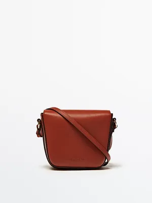 Цена: 1400 грн. — Massimo dutti кожаная сумка Massimo Dutti, #73770263,  Цвета: Чёрный, Разм… | Black leather crossbody bag, Leather crossbody bag,  Leather crossbody