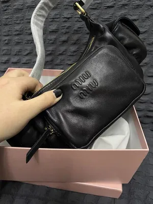 Сумка Miu Miu серая, - купить за 34440 ₽ | SFS