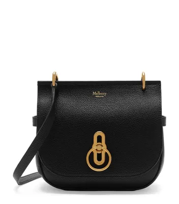 Womens Mulberry black Small Leather Amberley Cross-Body Bag | Harrods #  {CountryCode}