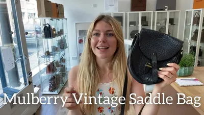 Mulberry Vintage Saddle Bag Review - YouTube