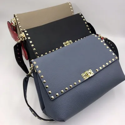 Authentic Valentino Garavani Rockstud Mini Crossbody Camera Bag With Chain  | eBay