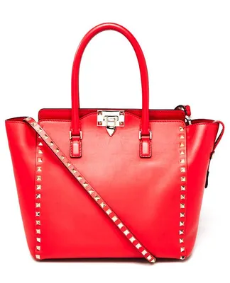 Valentino Orlandi Designer Bowler Purse Red Embroidered Leather Bowler Bag:  Handbags: Amazon.com