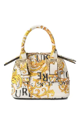 Женская желтая сумка VERSACE JEANS COUTURE купить в интернет-магазине ЦУМ,  арт. 74VA4BF7/ZS597