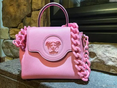 Сумка Женская VERSACE LA MEDUSA SMALL HANDBAG - «Подиумная розовая медуза  Versace победила кошку Lanvin» | отзывы
