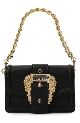 Женская черная сумка VERSACE JEANS COUTURE купить в интернет-магазине ЦУМ,  арт. 75VA4BFC/ZS413