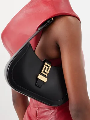 Versace Greca Goddess Medium Leather Shoulder Bag | Neiman Marcus