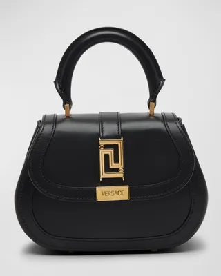 Shop Versace Mini La Medusa Metallic Leather Top Handle Bag | Saks Fifth  Avenue