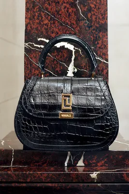 Shop Versace Mini La Medusa Leather Top Handle Bag | Saks Fifth Avenue