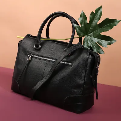 Классическая сумка Palio 14748AR W1 018 018 black – Китай, черного цвета,  натуральная кожа. Купить в интернет-магазине в Москве. Цена 8840 руб.