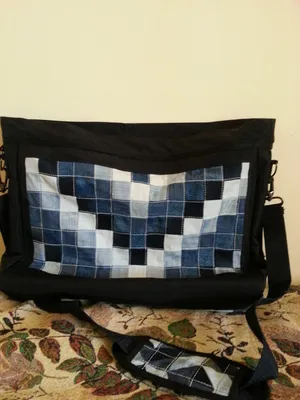 Vintage Quilt Tote Bag, Oblong Hexagon – The Patchwork Bear