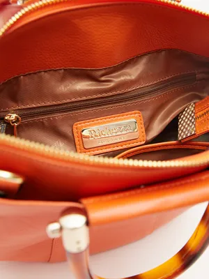 Женская эксклюзивная сумка бирюзового цвета из мягкой натуральной кожи с  ручками бусами collar richezza borsa — купить в интернет-магазине по низкой  цене на Яндекс Маркете
