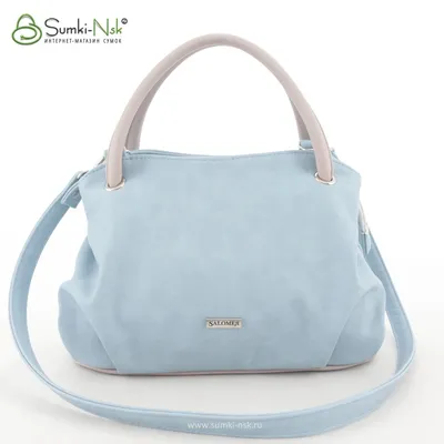 Женская сумка Саломея 278 ламанш голубой + беж