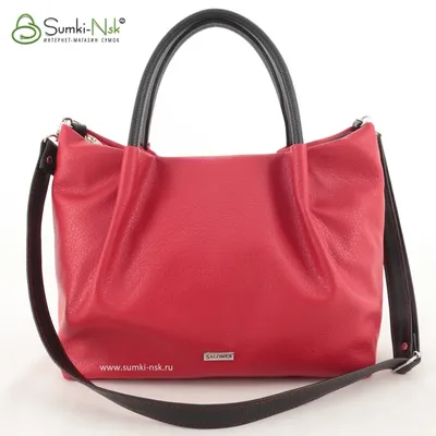 Женская сумка Саломея 465 версаль красный + черный